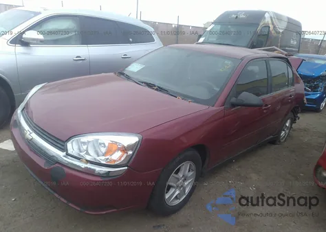 2005 Chevrolet Malibu Ls из США, поврежденный, VIN 1G1ZT54865F235236